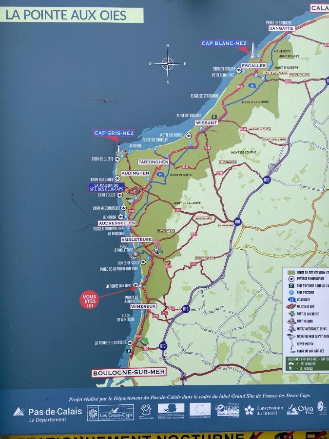 Le Bon Endroit En Bord De Mer, Vue Mer , Parking Et Wifi 위머로우 외부 사진
