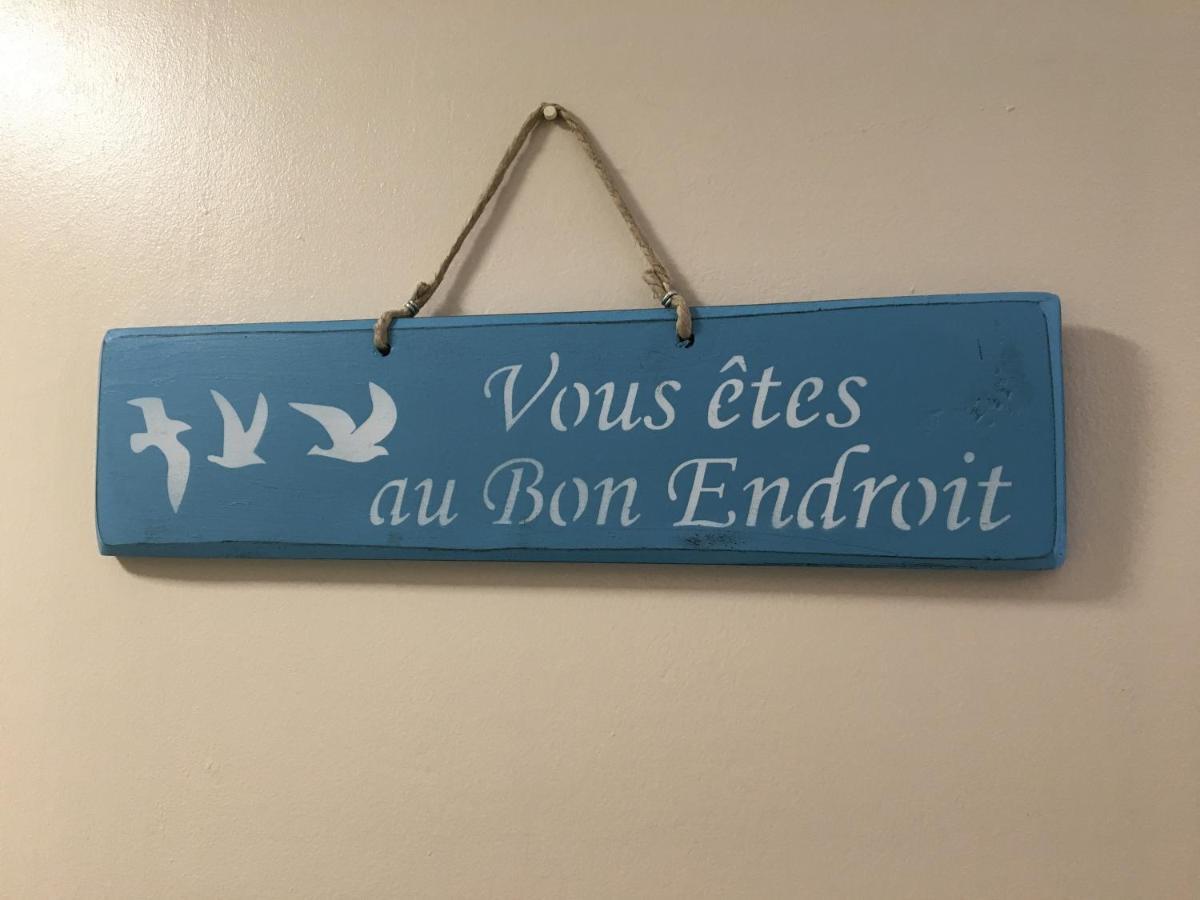 Le Bon Endroit En Bord De Mer, Vue Mer , Parking Et Wifi 위머로우 외부 사진