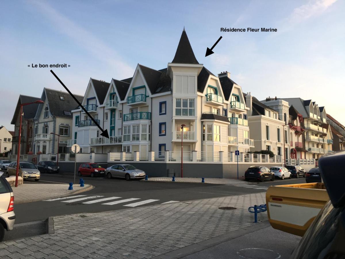 Le Bon Endroit En Bord De Mer, Vue Mer , Parking Et Wifi 위머로우 외부 사진
